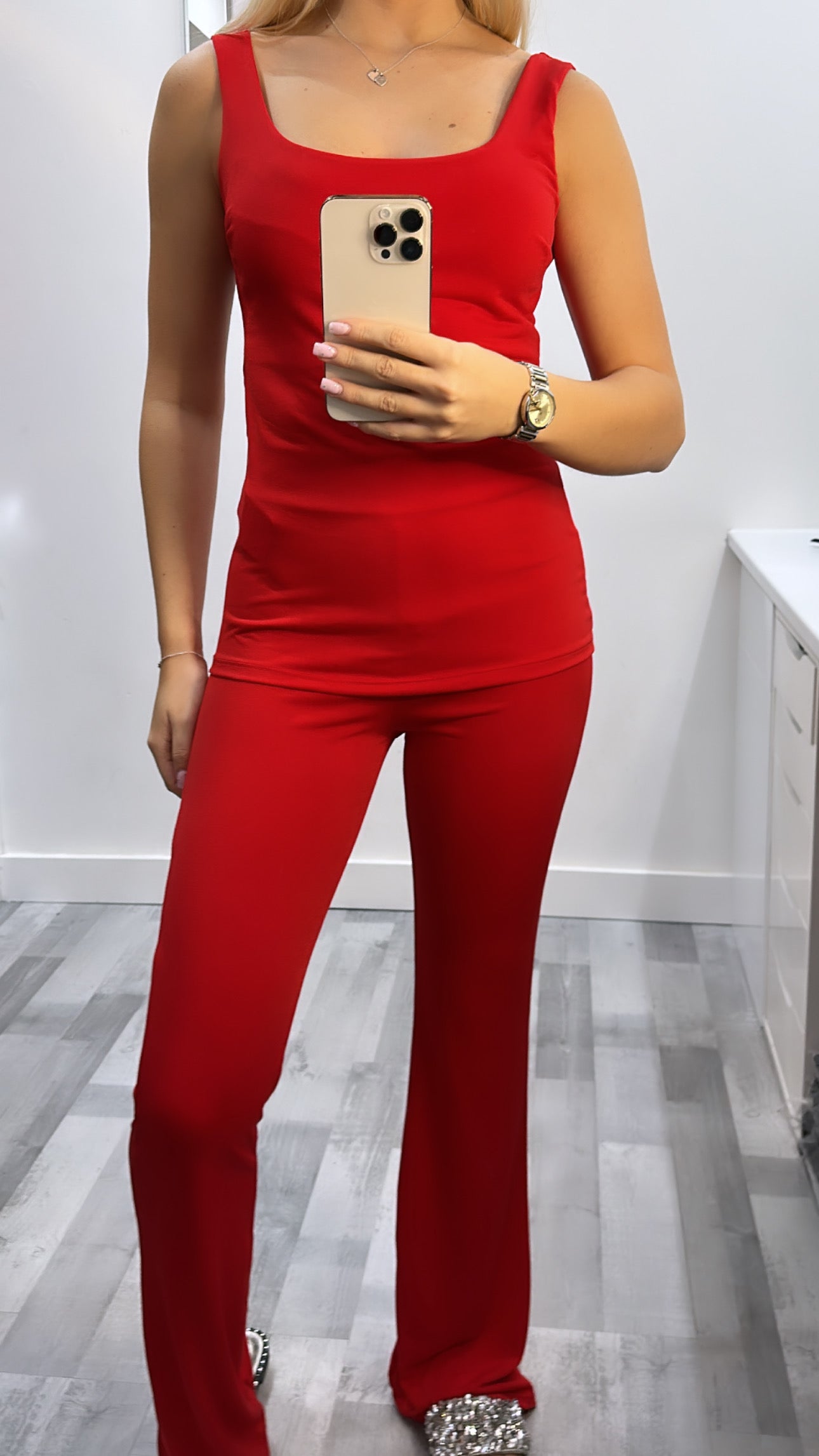 Red ‘Zara’ Lounge Set