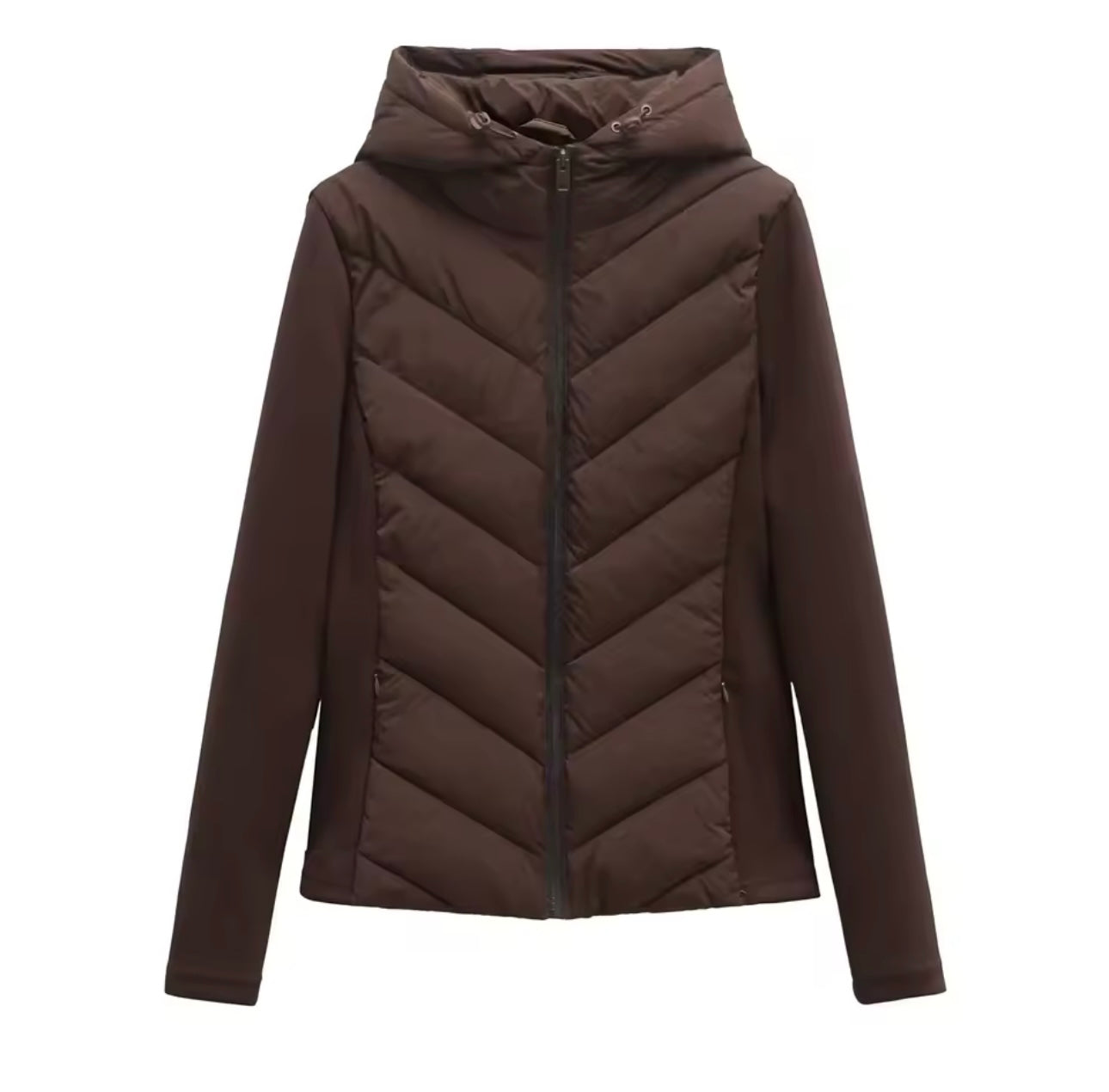 Contrast Puffer Jacket