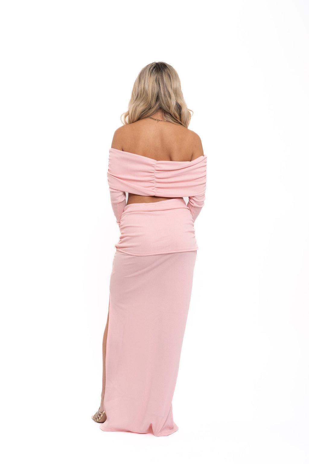 Starfish Maxi Skirt Set Pink
