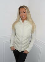 Contrast Puffer Jacket