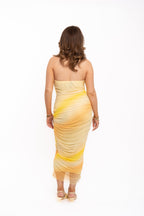 Ombré Maxi Dress Yellow