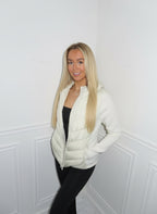 Contrast Puffer Jacket