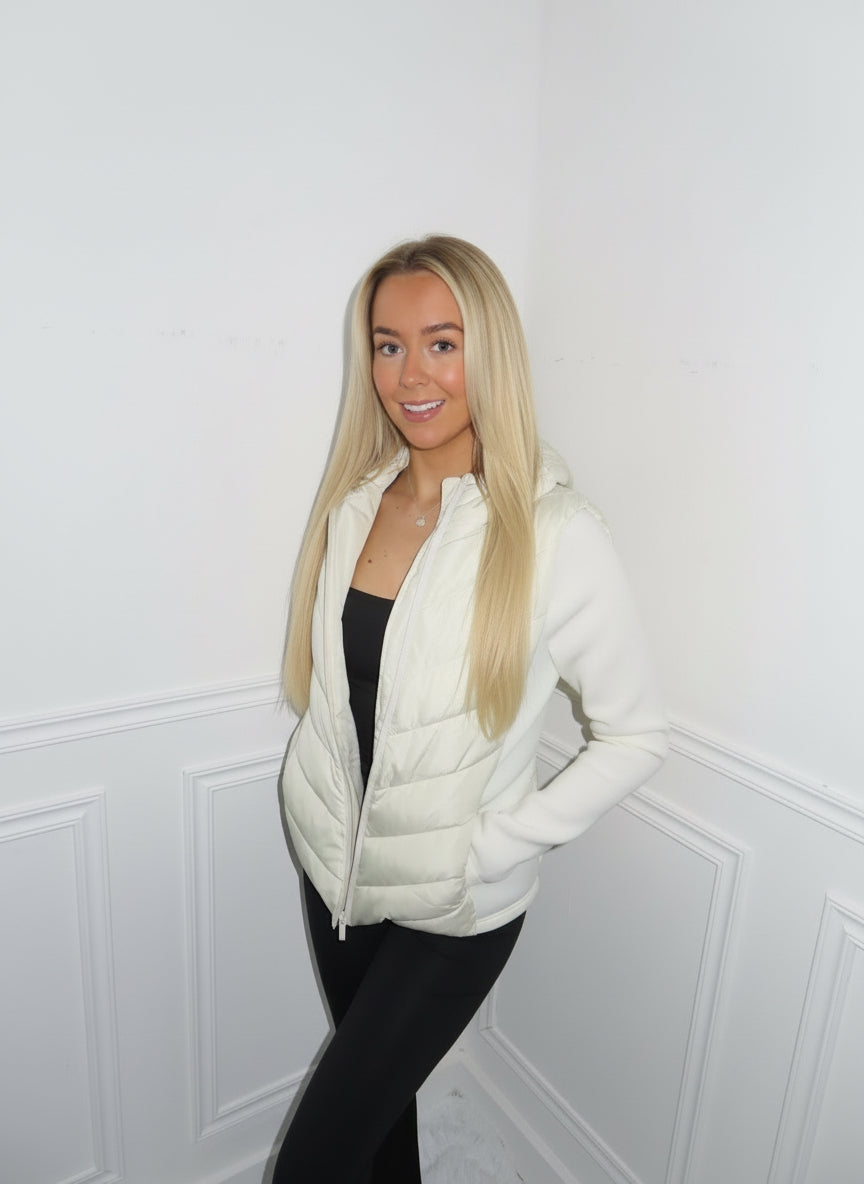 Contrast Puffer Jacket