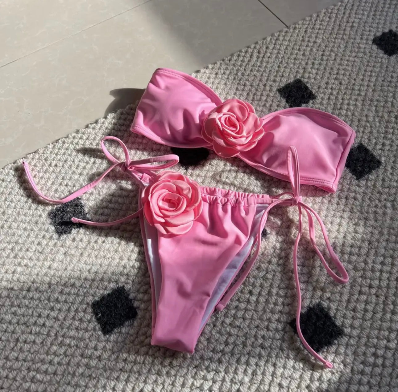 Bardot Rose Bikini (5 colours)