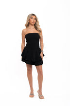 Black Cheesecloth Playsuit