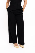 Wide Leg Trousers Black