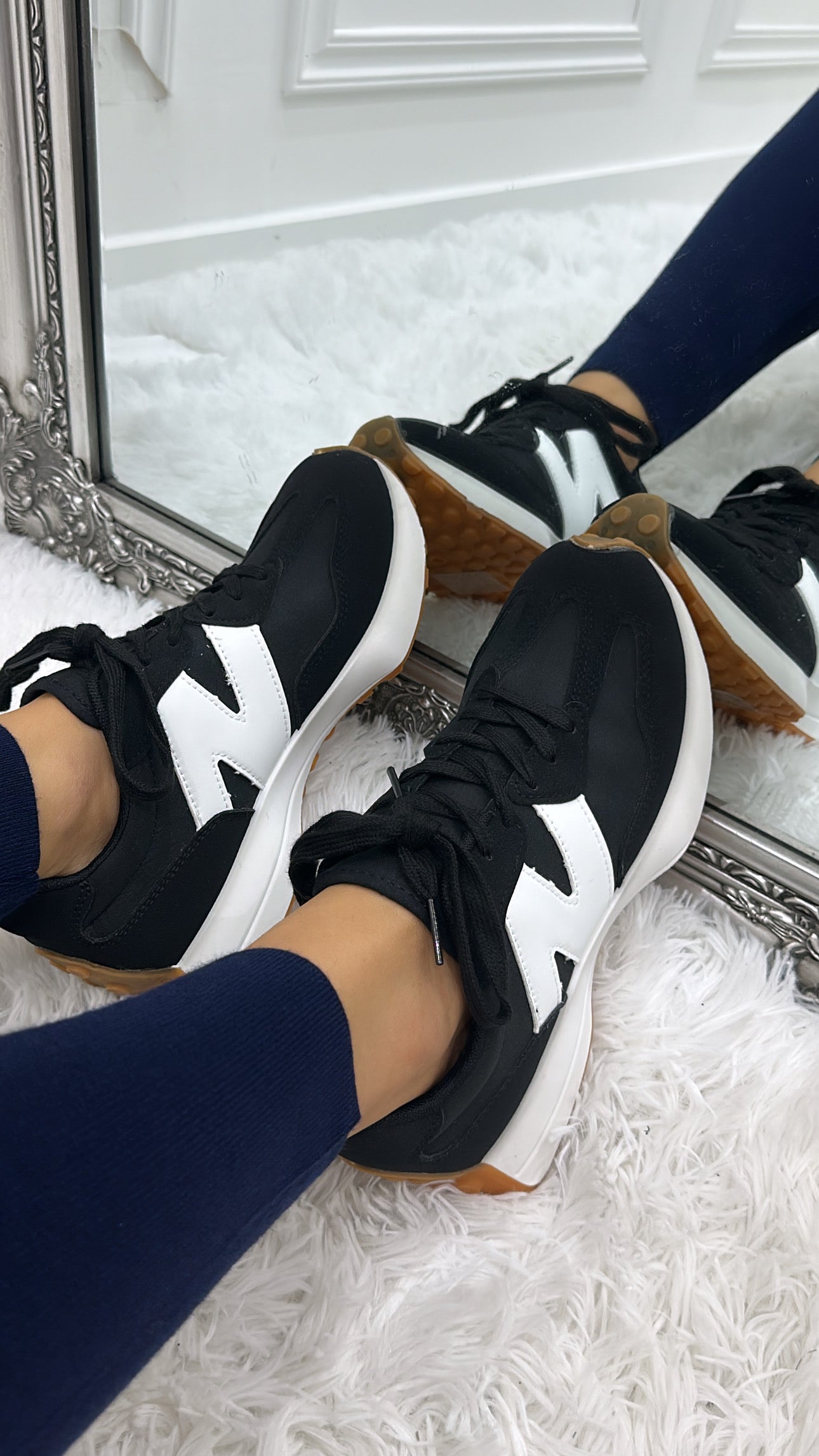 Black & White Trainers