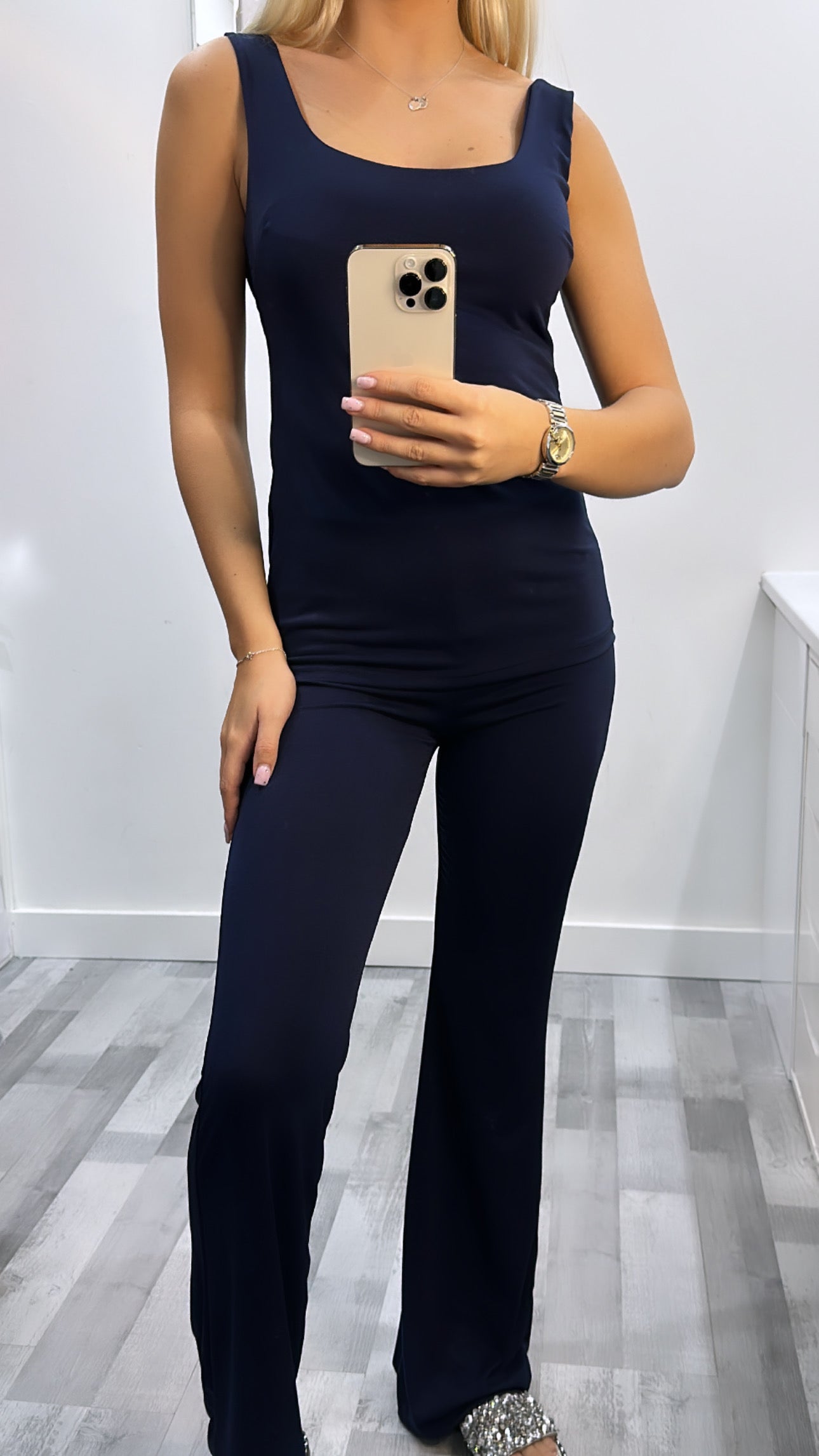 Navy ‘Zara’ Lounge Set