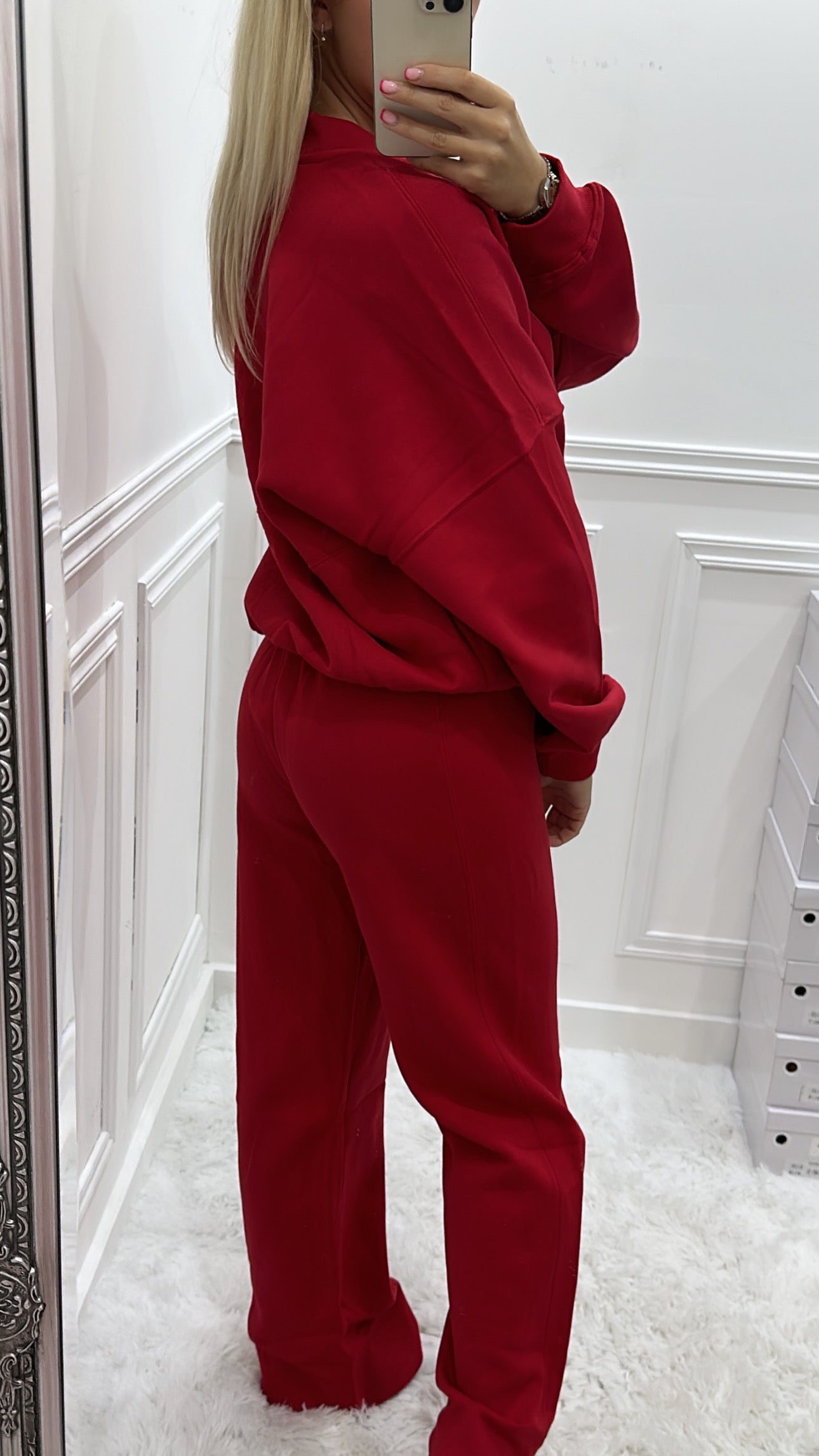 Red Bomber Tracksuit