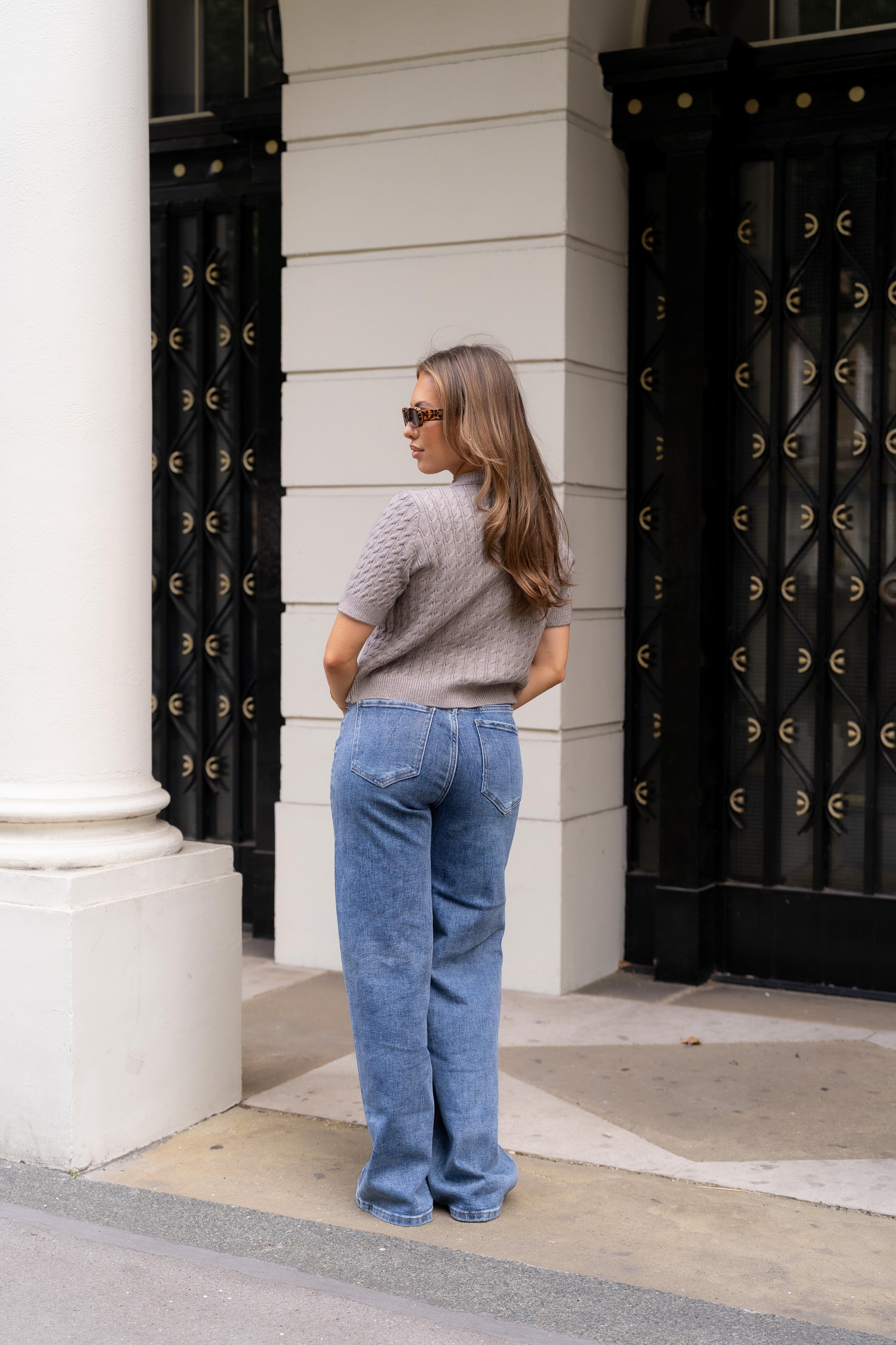 Cable Knit Top Mocha