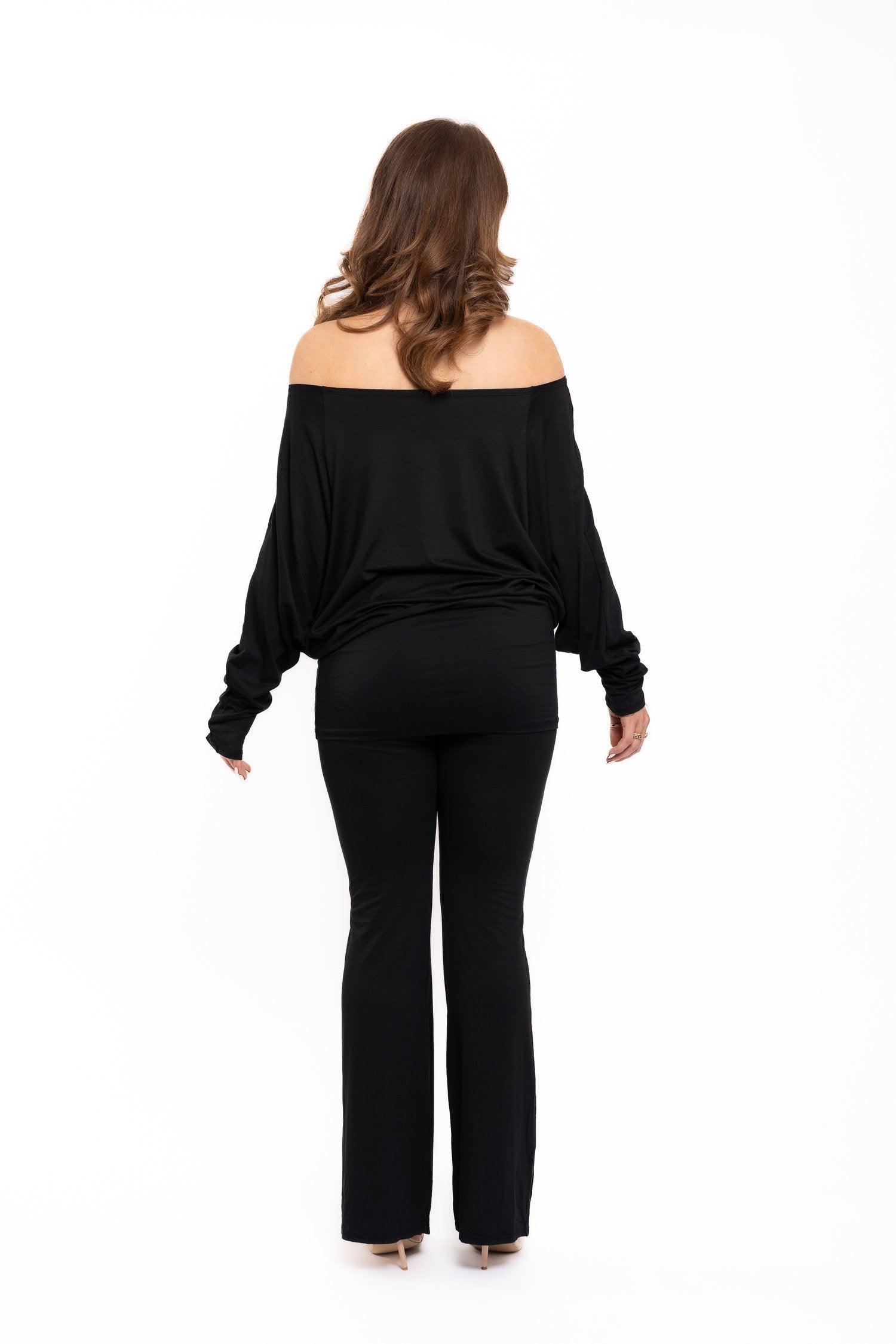 Black Off The Shoulder Co Ord