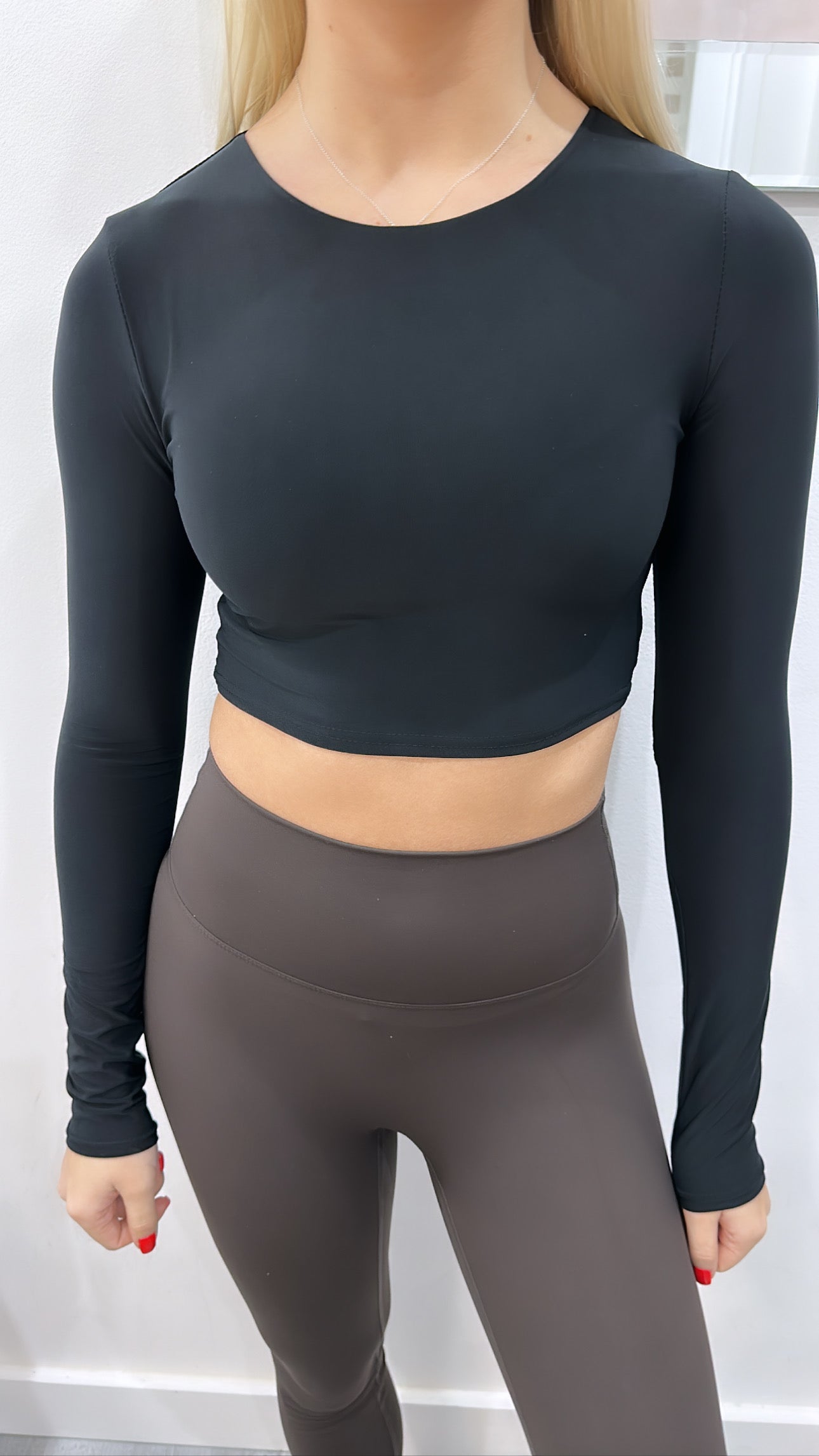 Black Sculpt Top