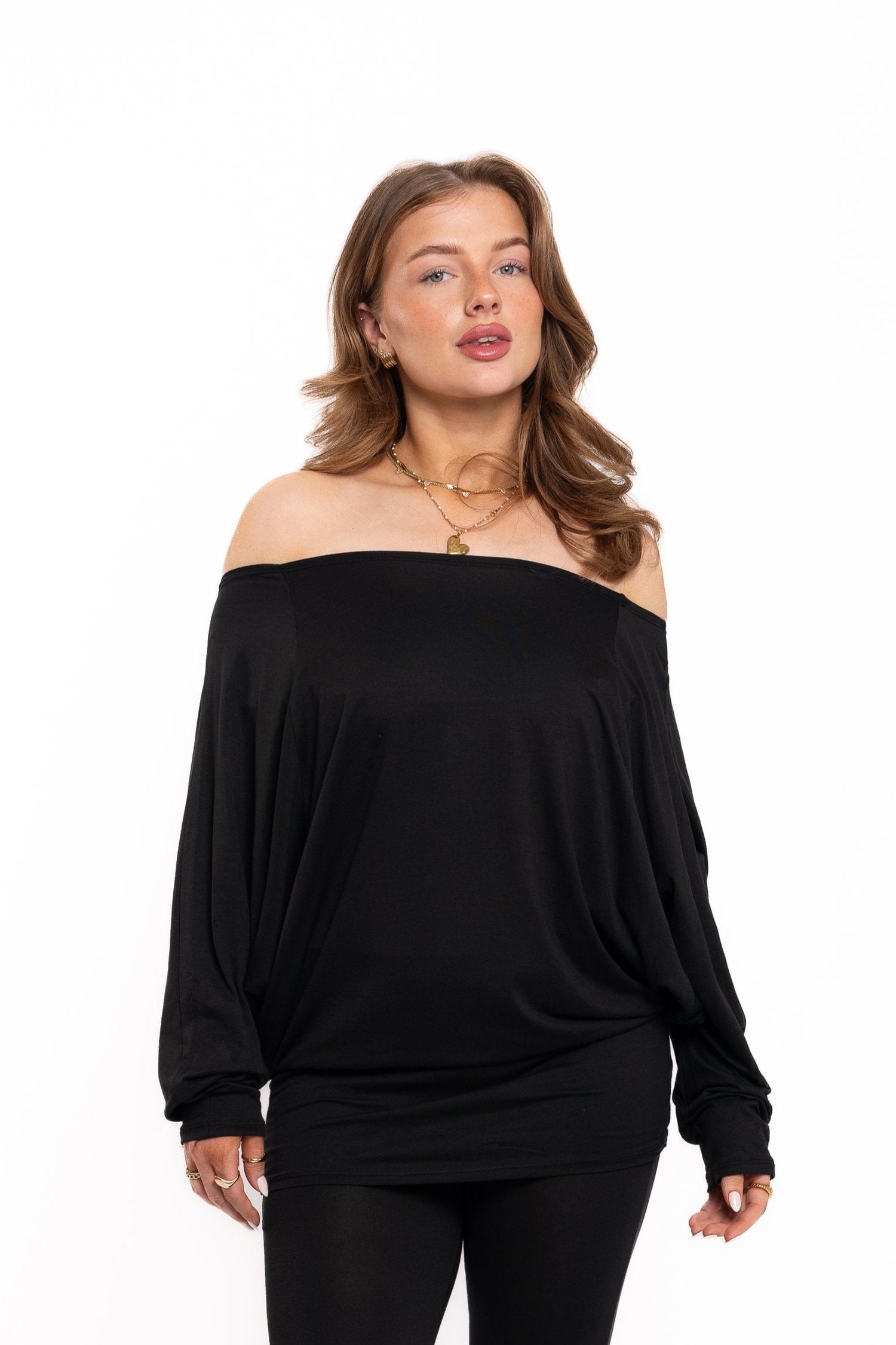 Black Off The Shoulder Co Ord