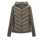 Contrast Puffer Jacket