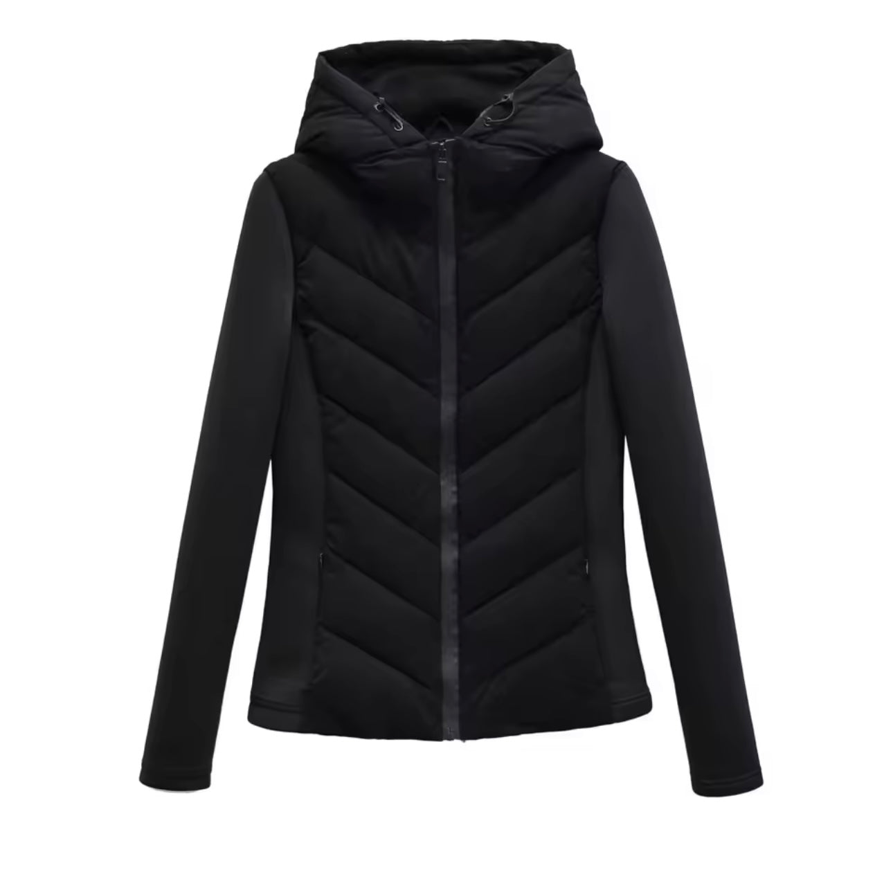 Contrast Puffer Jacket