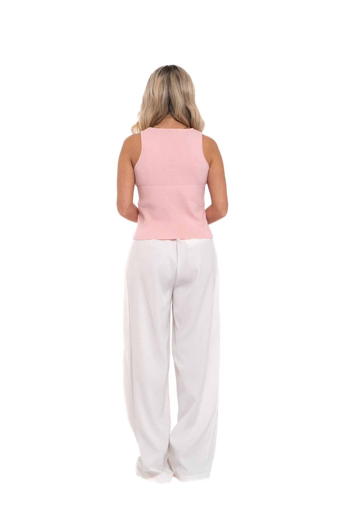 Baby Pink Vest Top