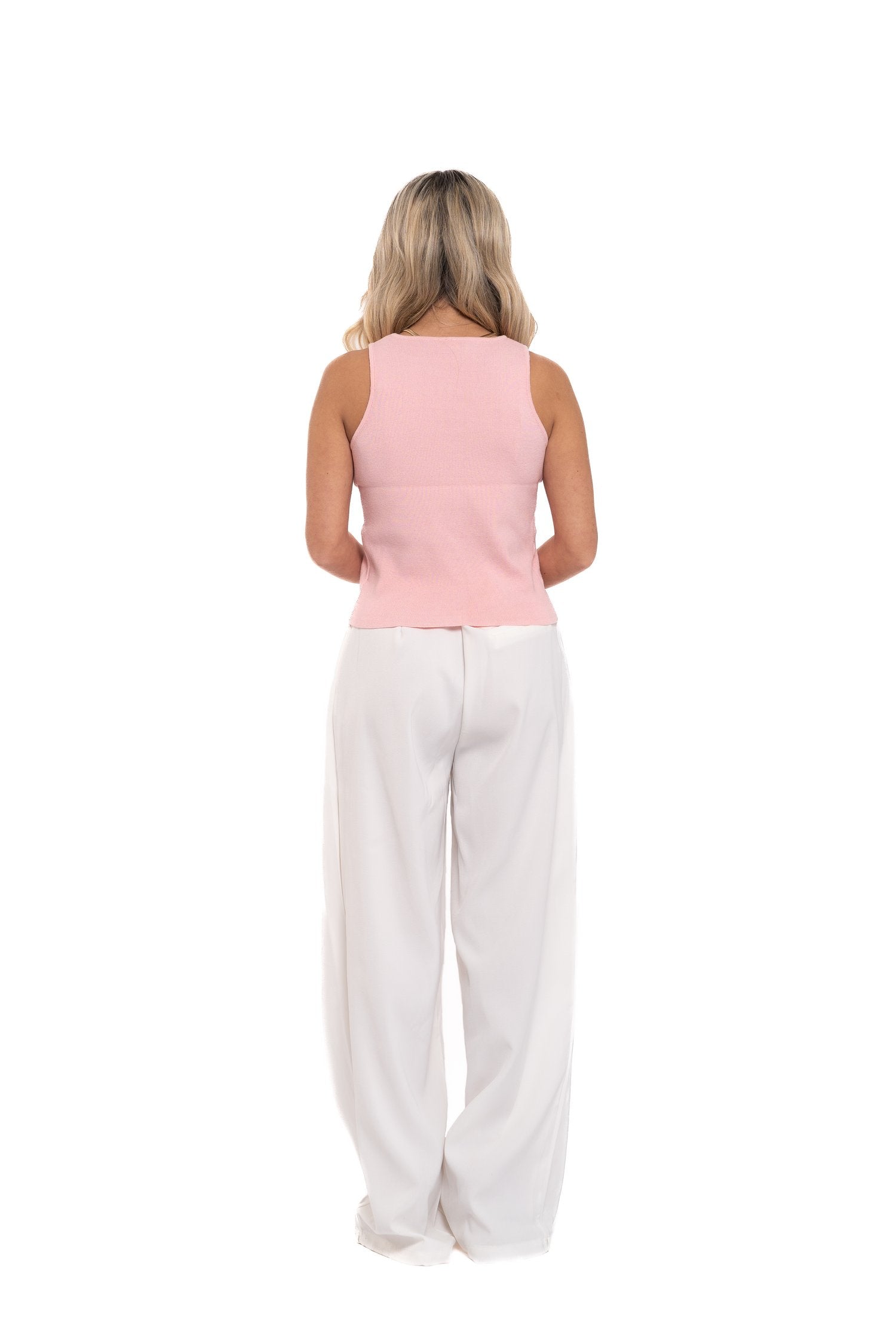 Baby Pink Vest Top