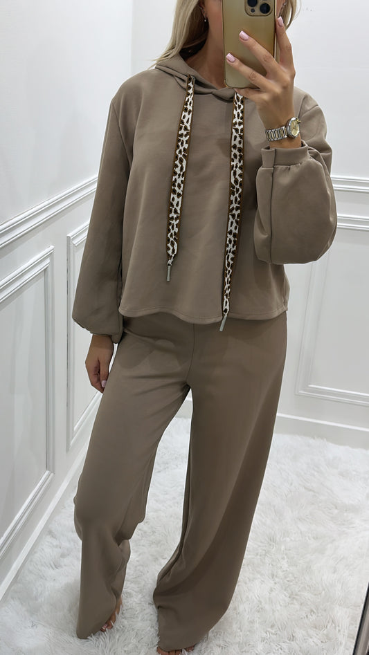 Mocha Leopard Tracksuit