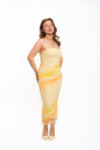 Ombré Maxi Dress Yellow