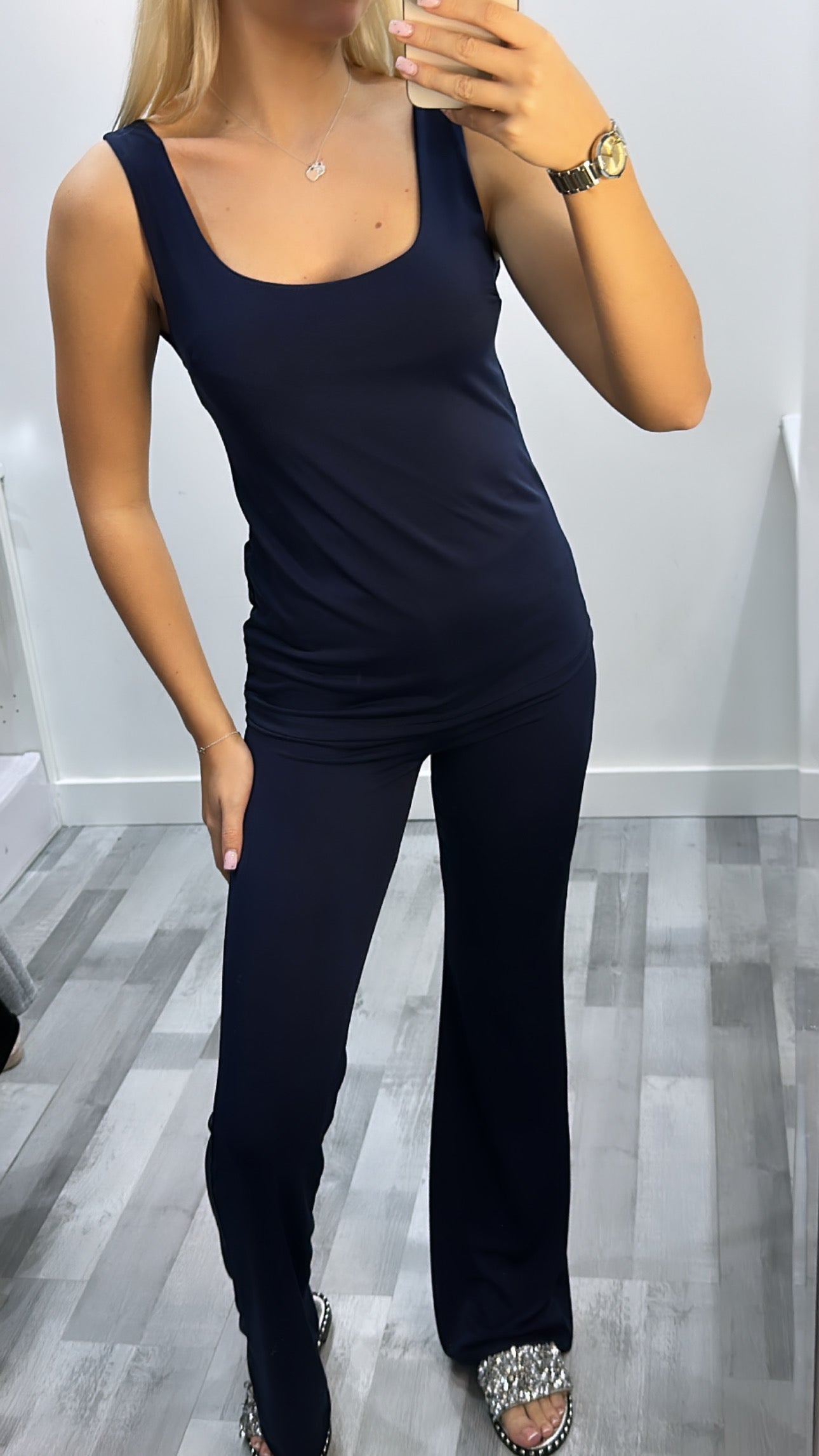 Navy ‘Zara’ Lounge Set