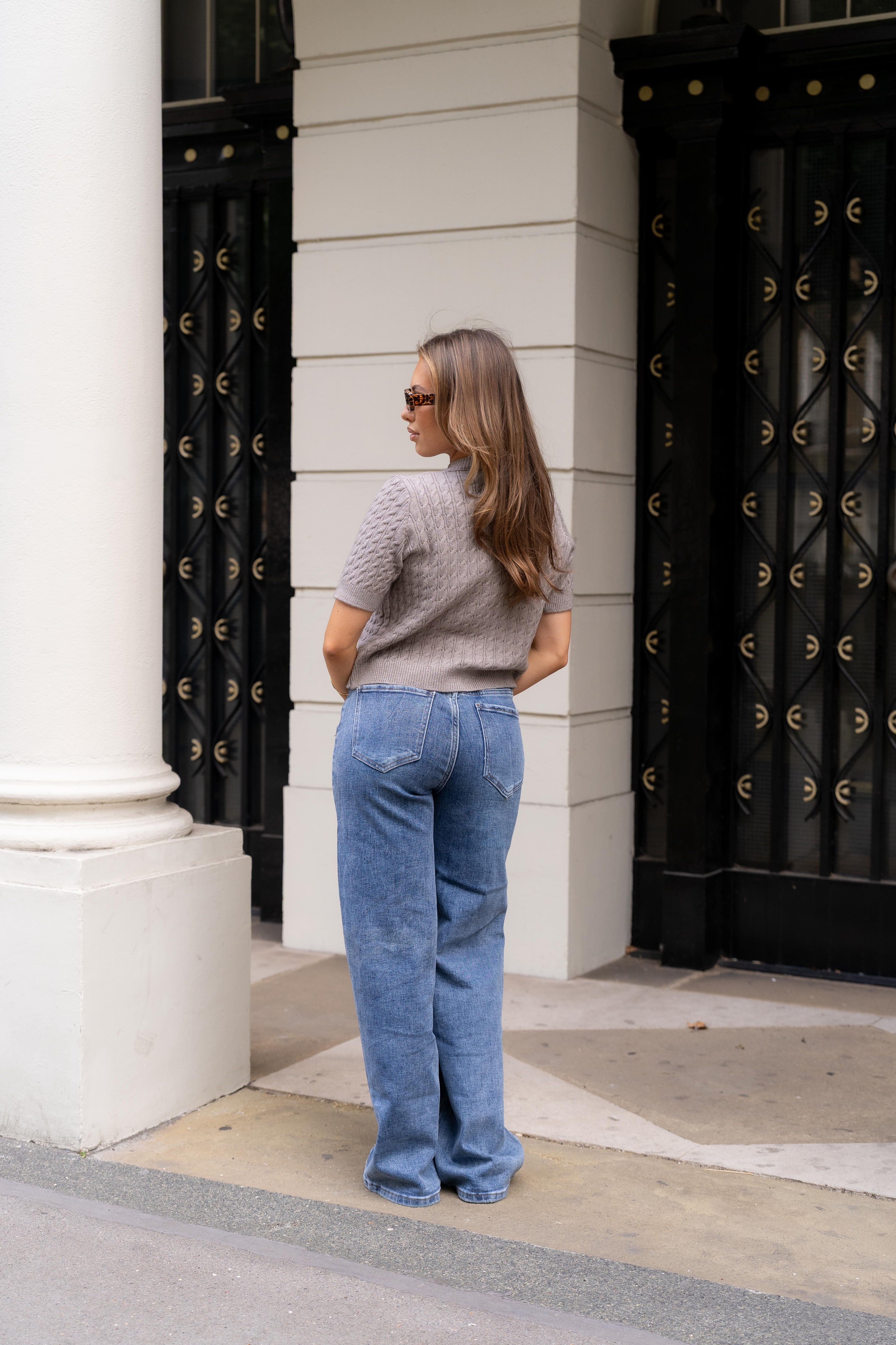 Cable Knit Top Mocha
