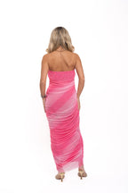 Ombré Maxi Dress Pink