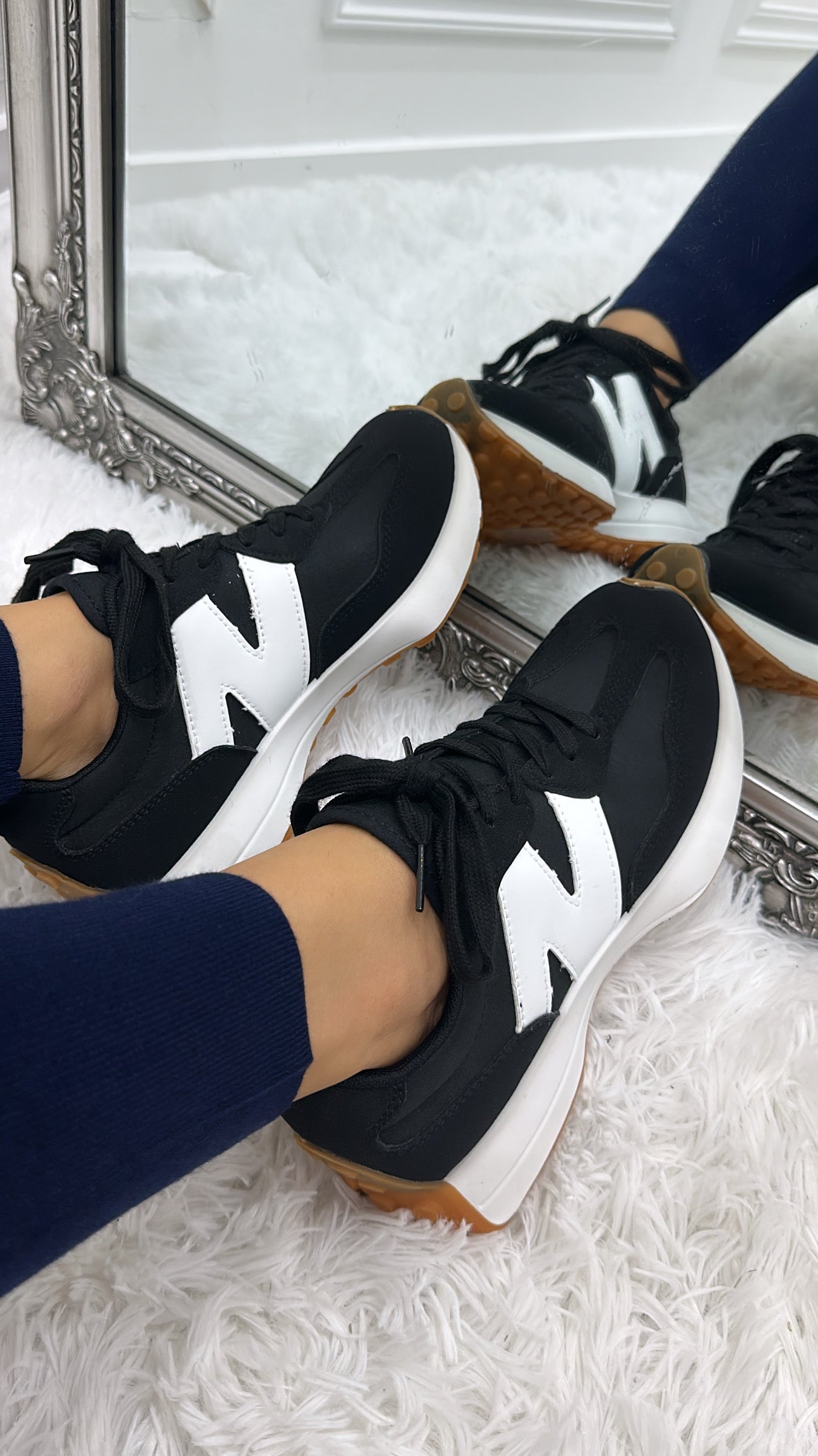 Black & White Trainers