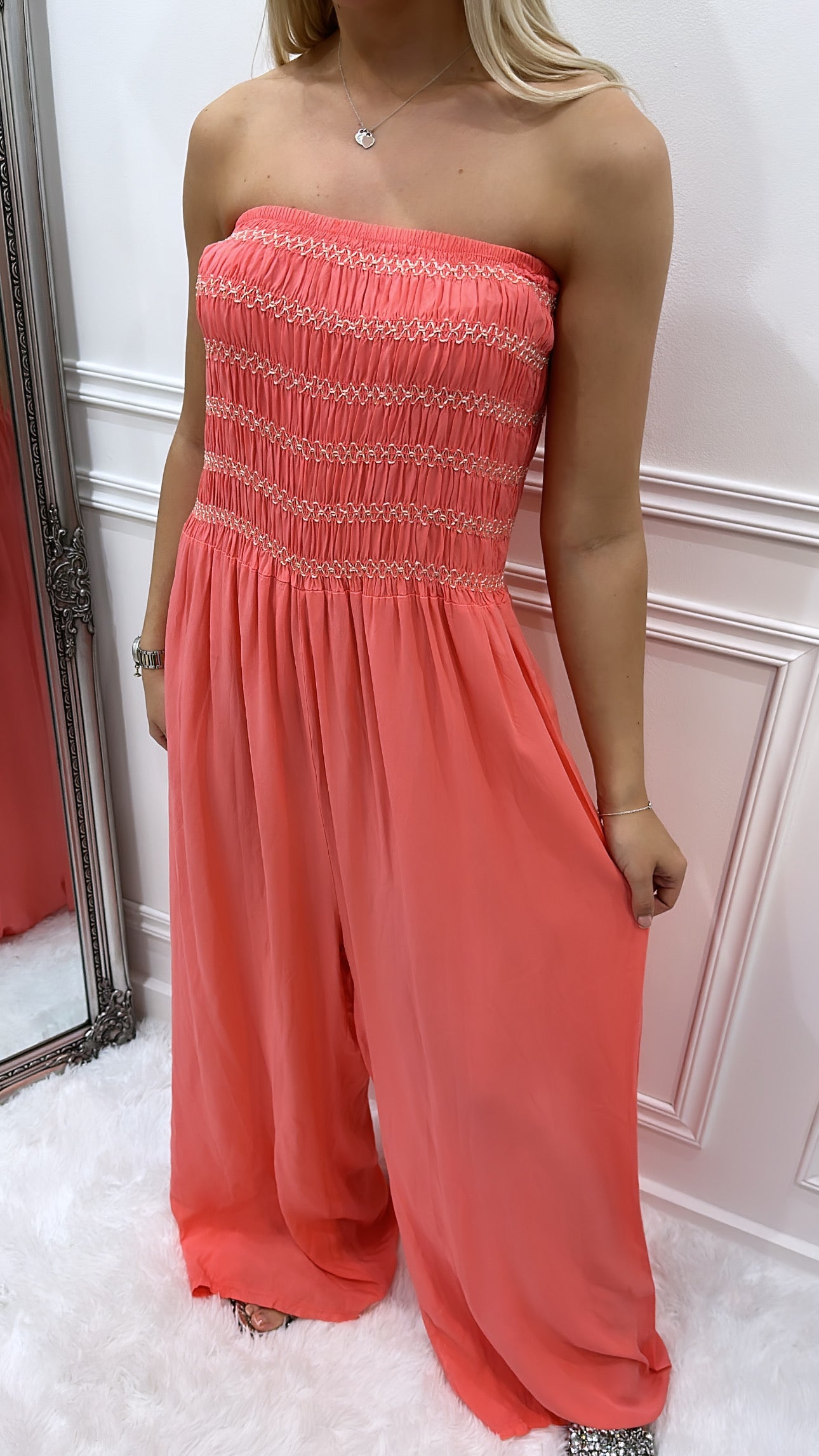 Coral Jumpsuit