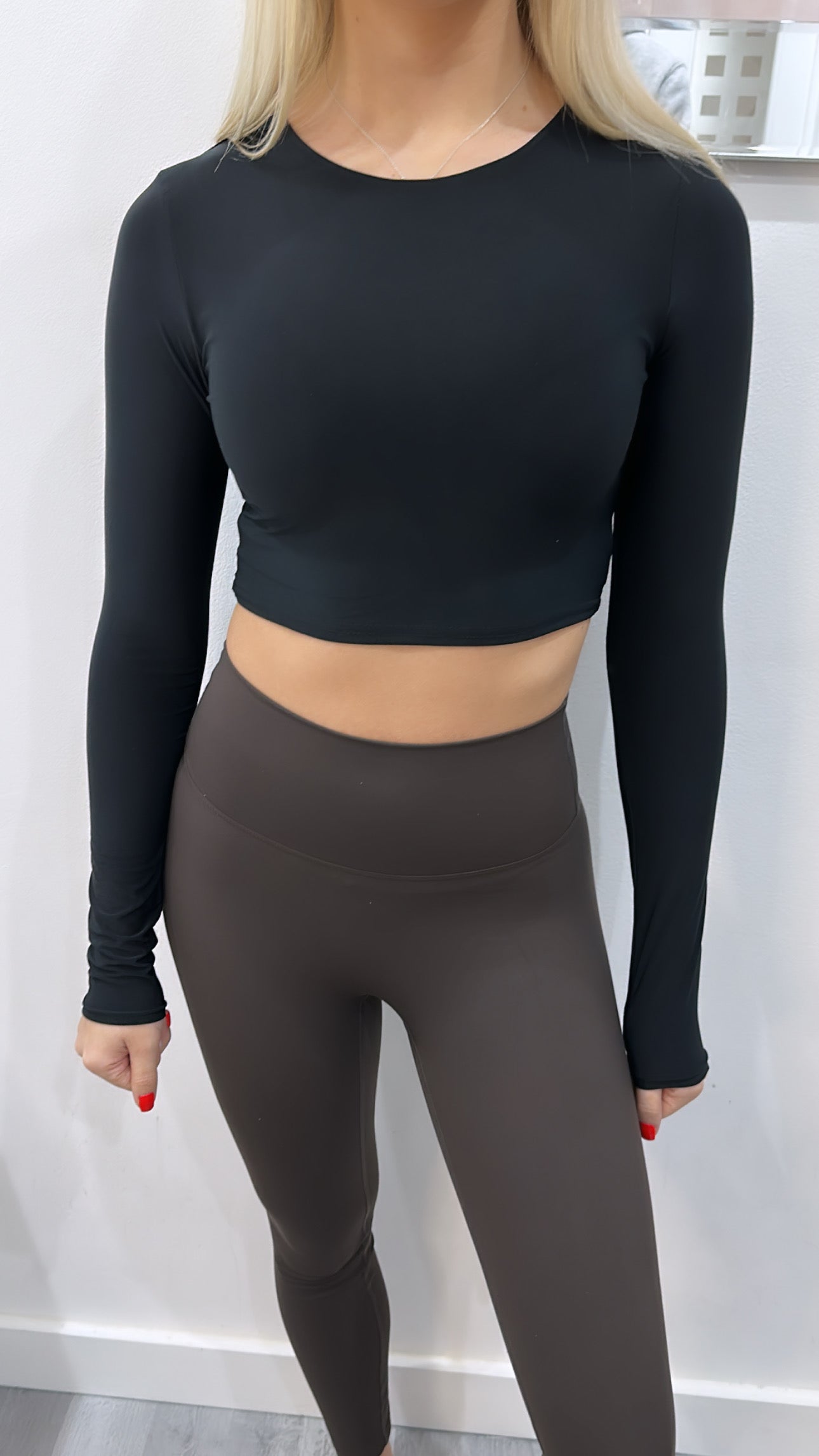 Black Sculpt Top