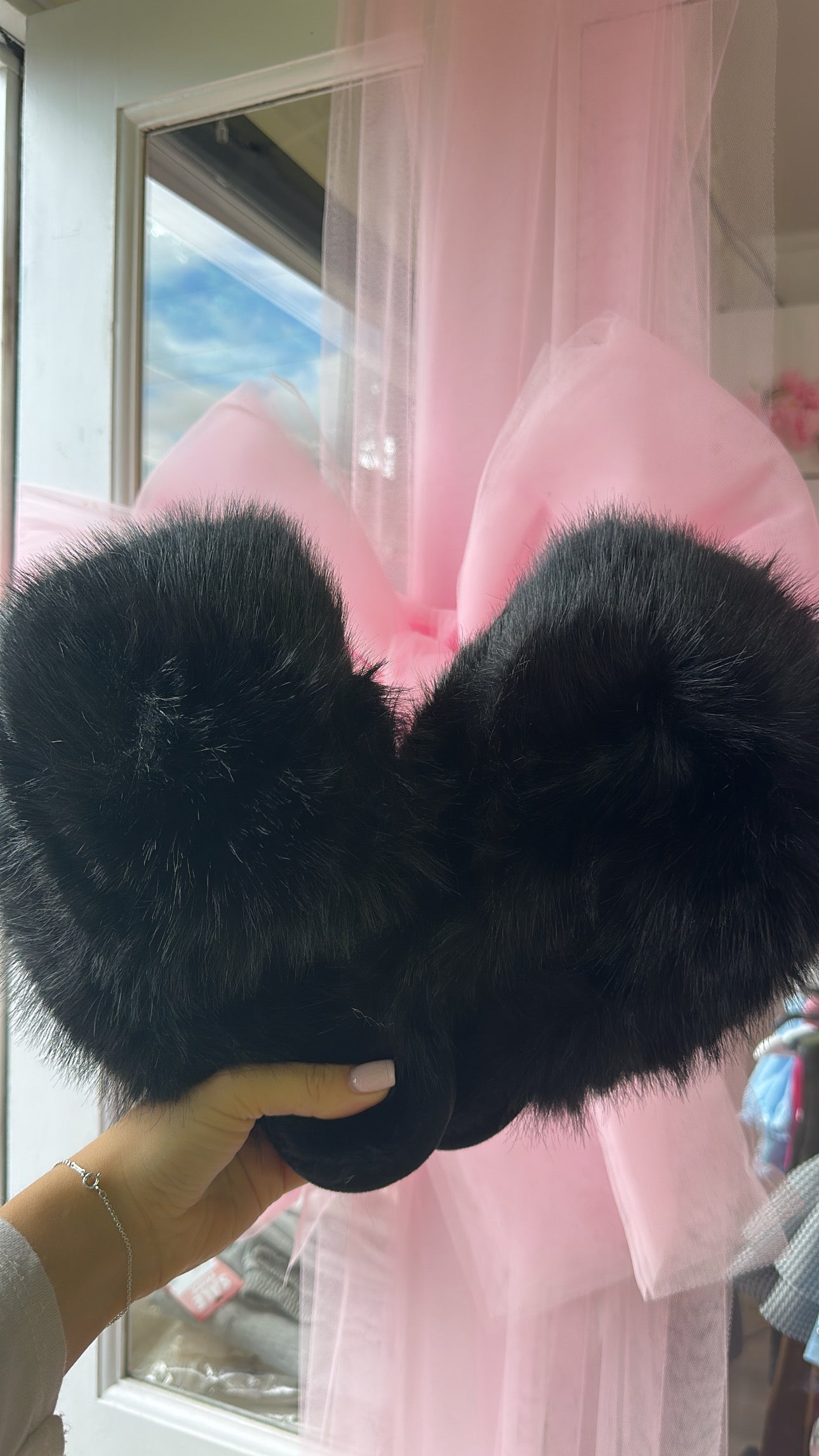 Extreme Fluffy Faux Fur Slippers