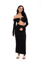 Starfish Maxi Skirt Set Black