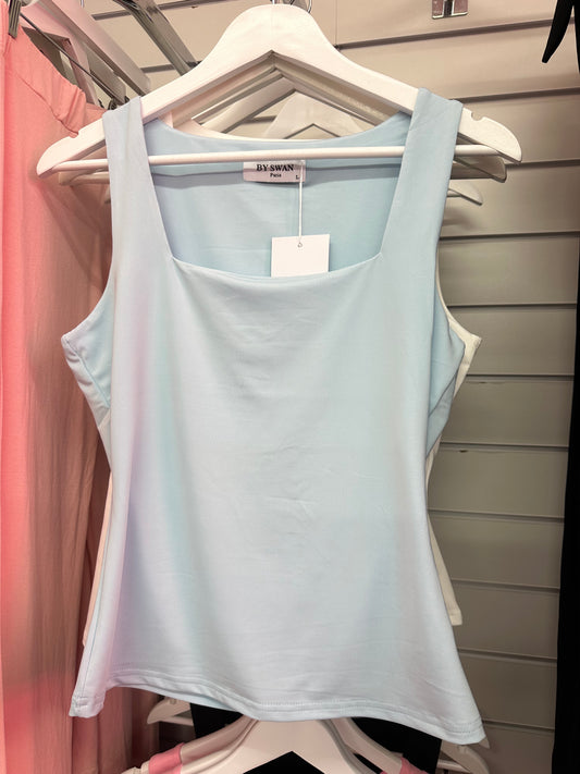 Baby Blue Vest Top