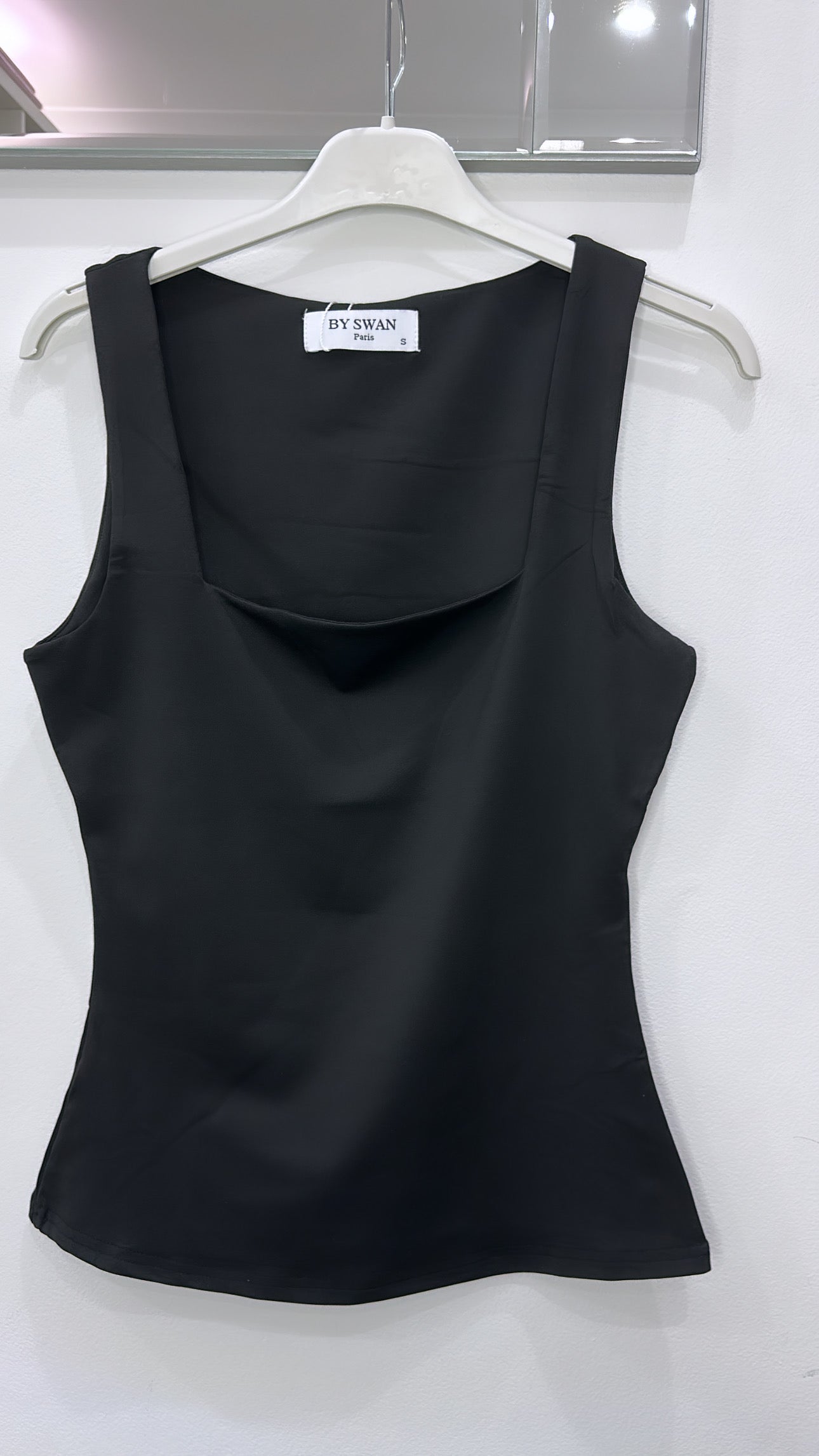 Black Vest Top