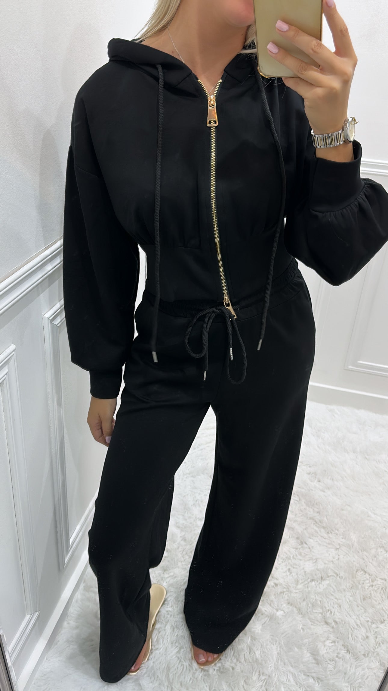 Black PREMIUM SOFT Tracksuit