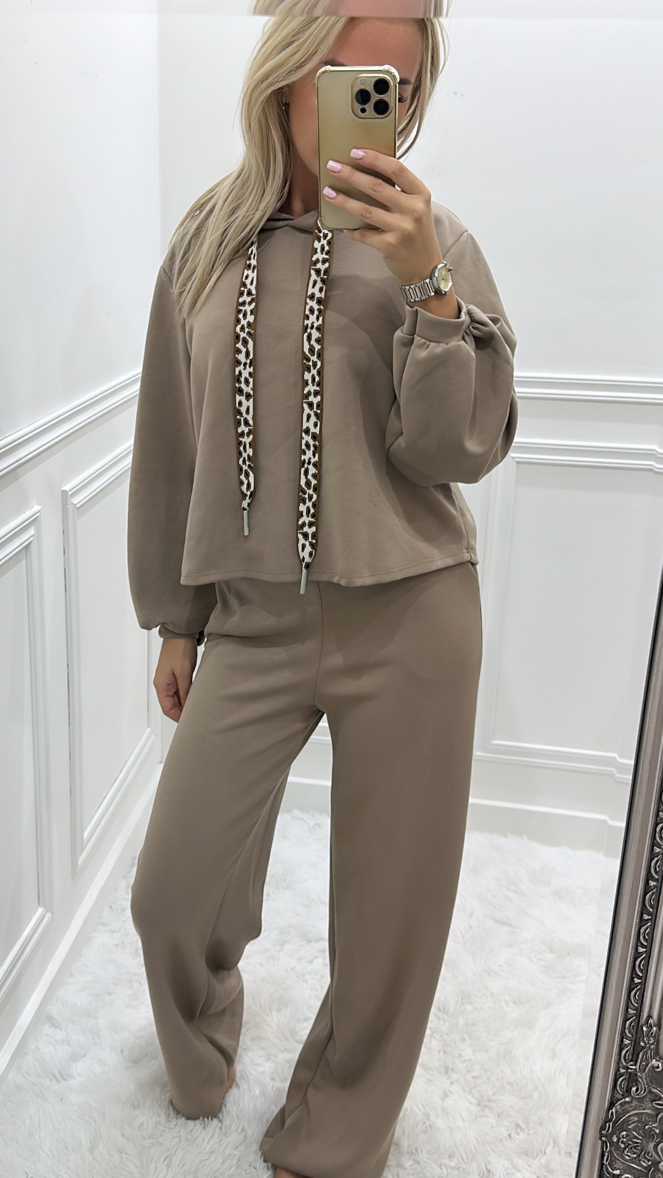 Mocha Leopard Tracksuit