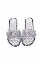 Silver Diamanté Sandals