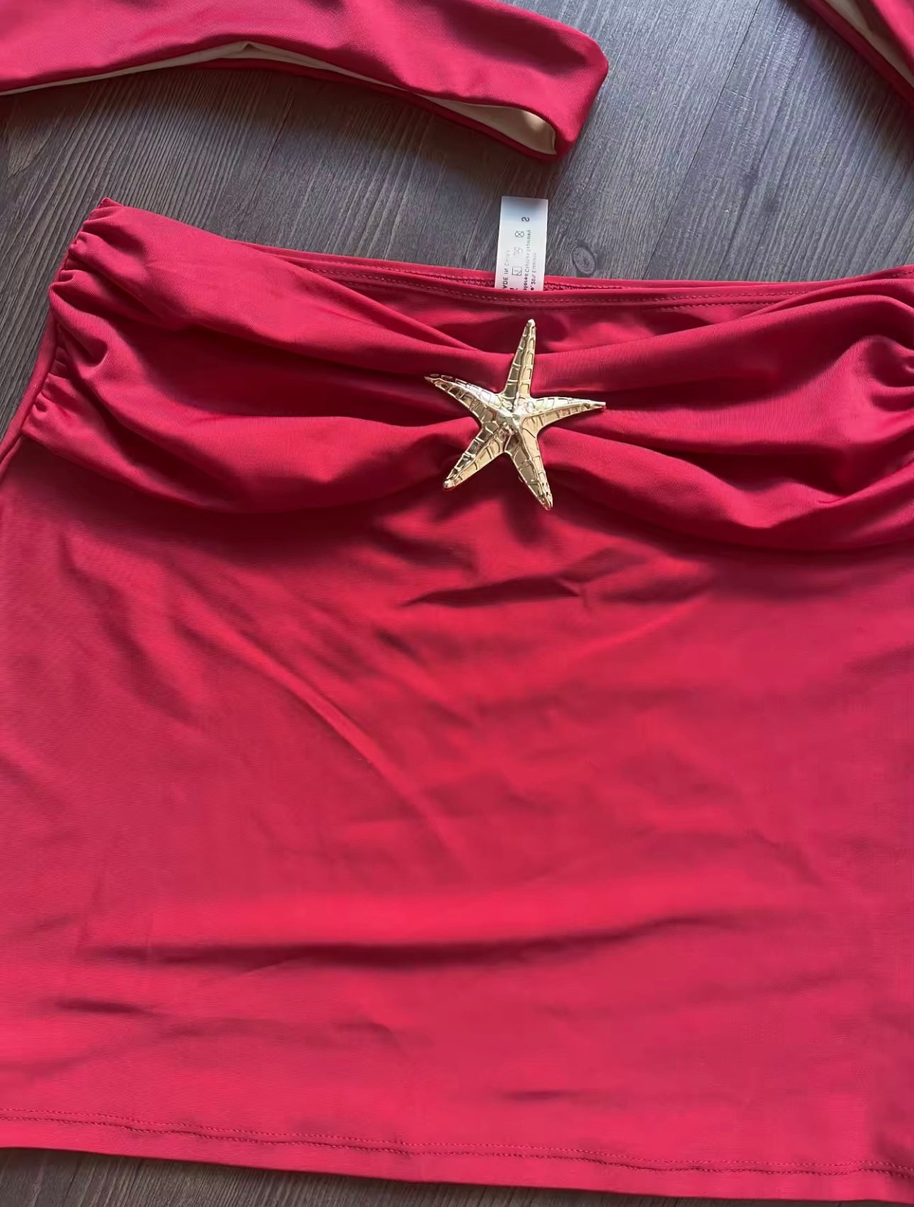 Red Starfish Bikini