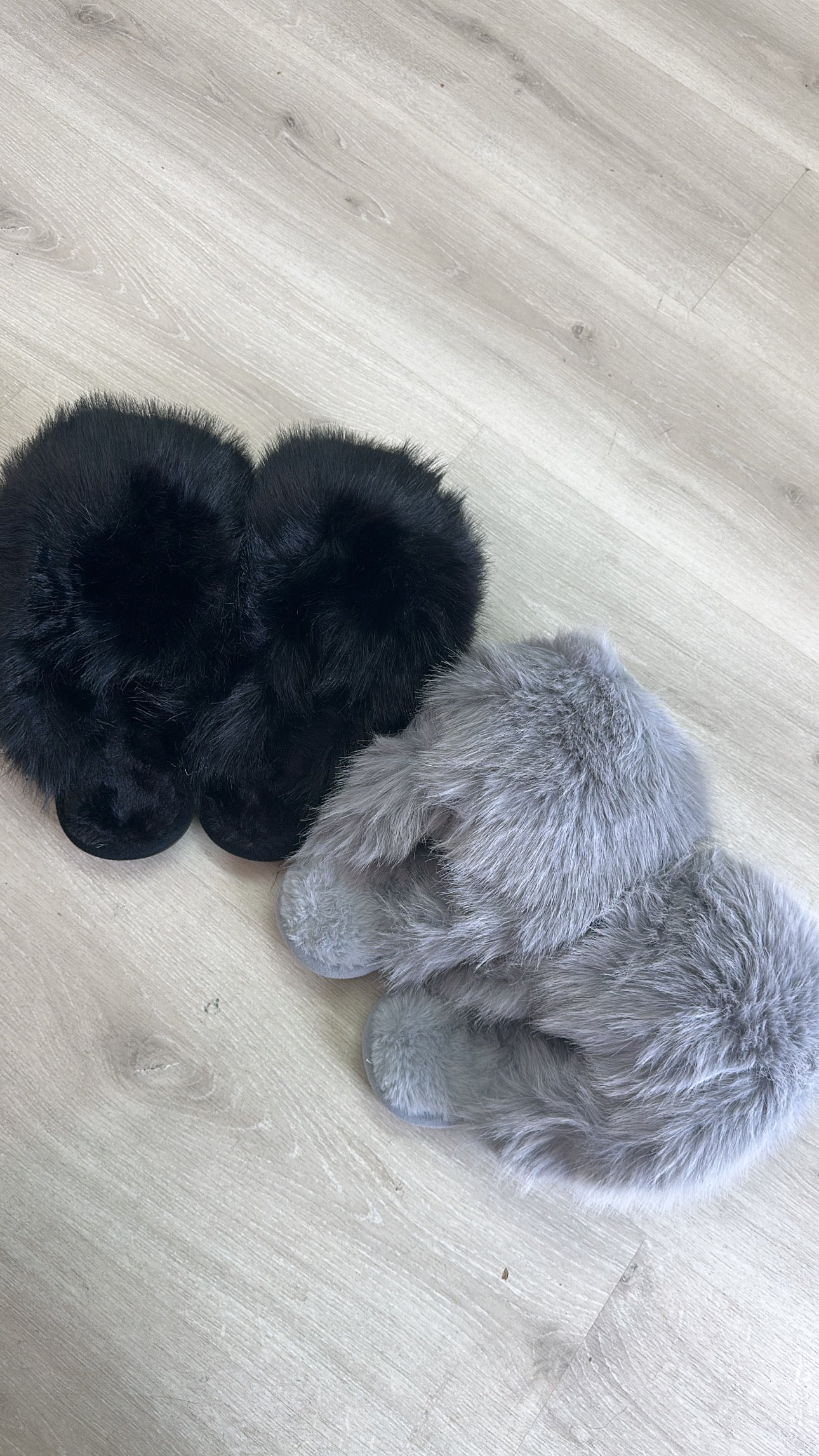 Extreme Fluffy Faux Fur Slippers