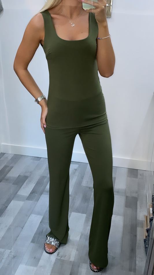 Khaki ‘Zara’ Lounge Set