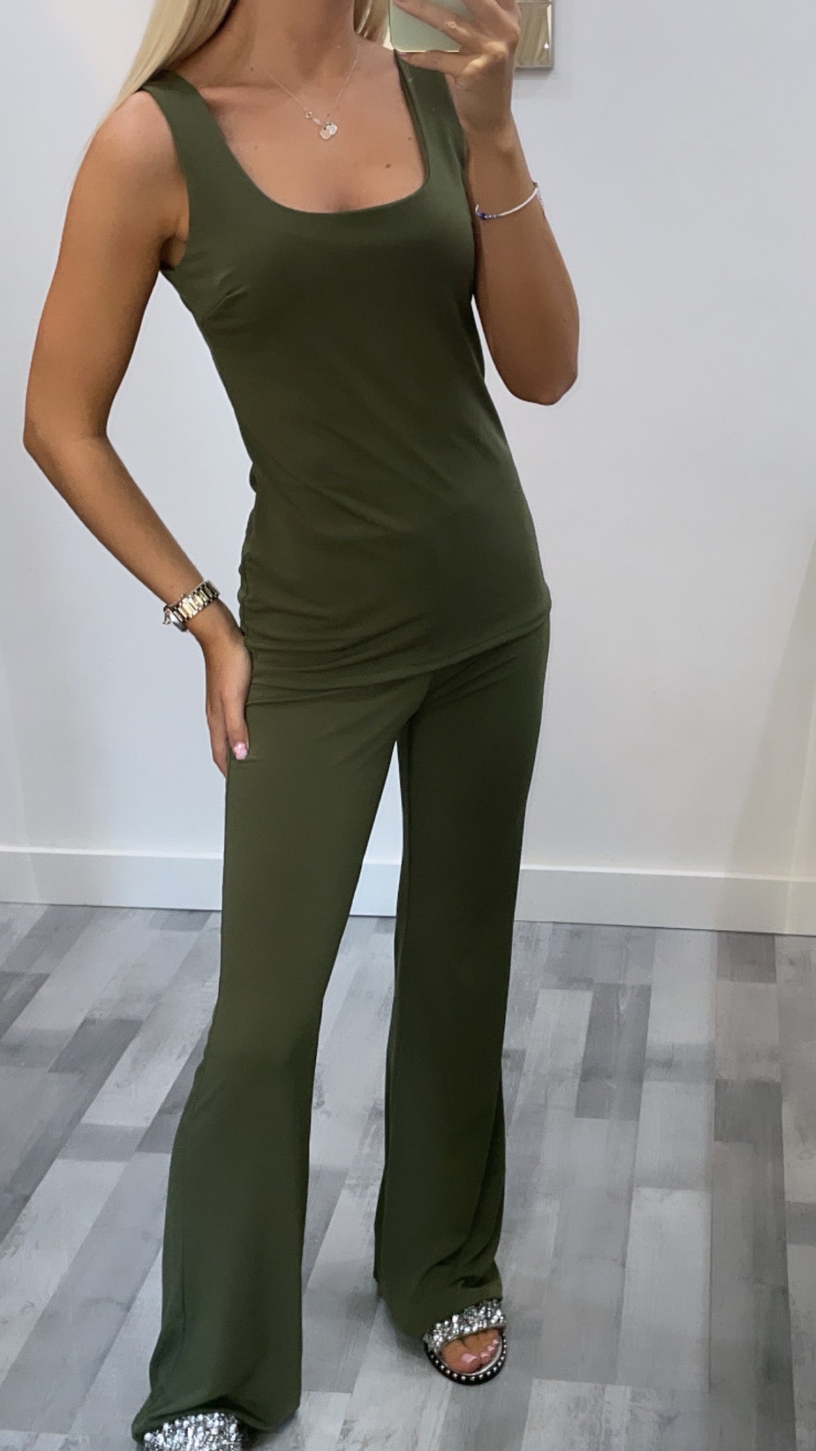 Khaki ‘Zara’ Lounge Set