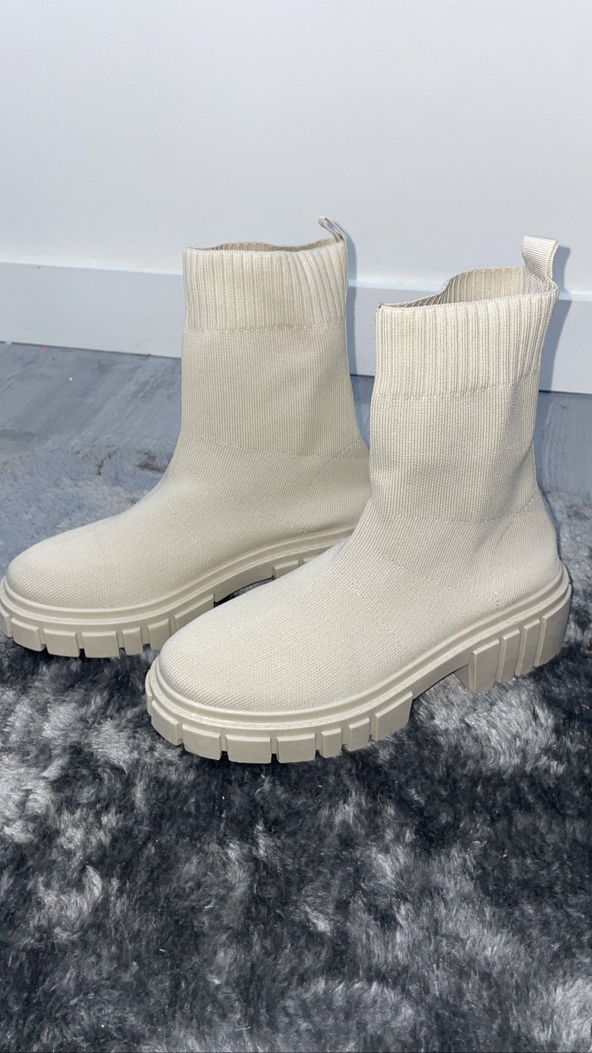 Beige Boots