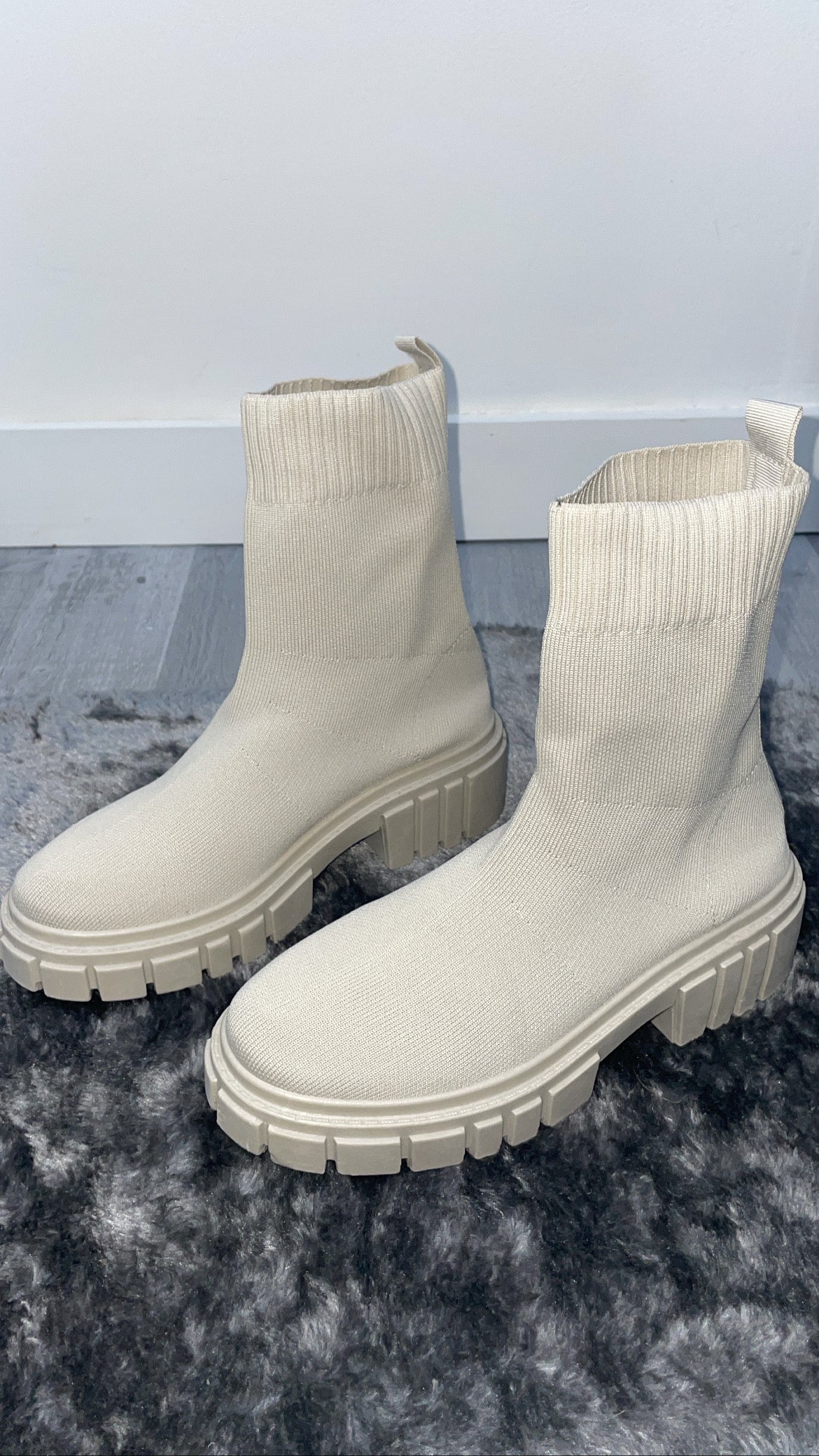 Beige Boots