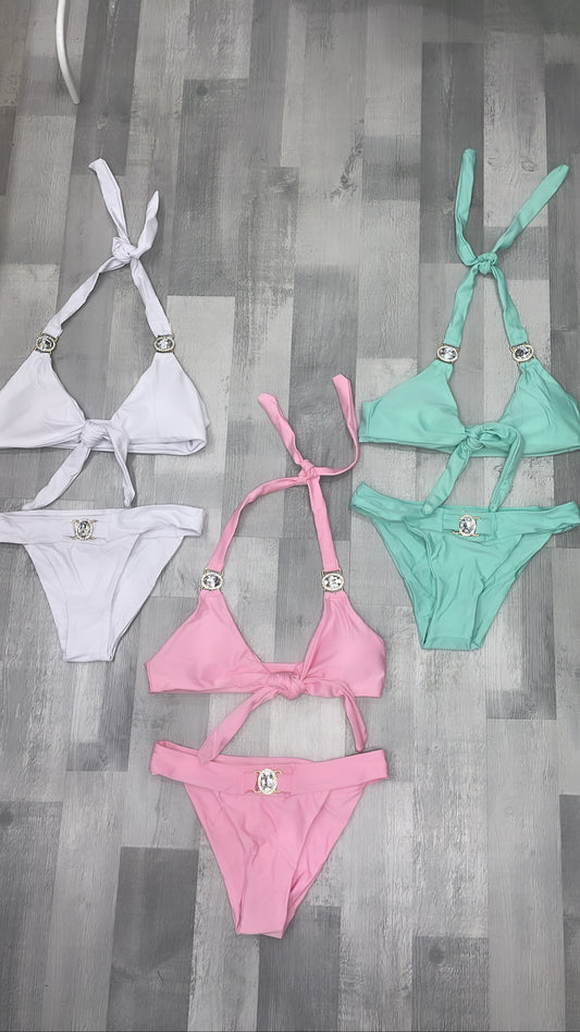 Diamond Detail Bikini (3 COLOURS)