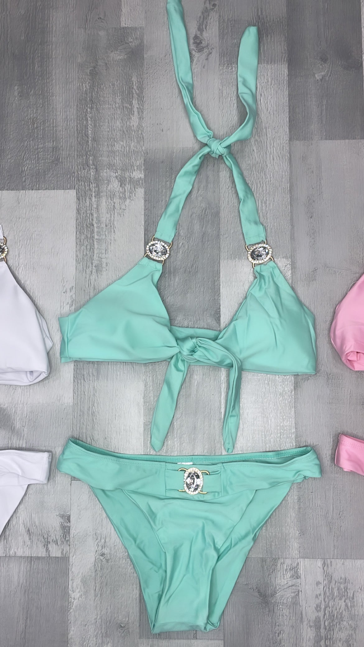 Diamond Detail Bikini (3 COLOURS)